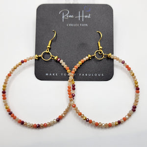 Sunset Dreams Hoop Earrings