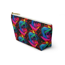 Load image into Gallery viewer, Blue Rose Accessory Pouch

