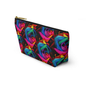 Blue Rose Accessory Pouch