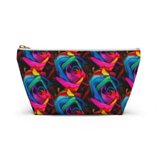 Load image into Gallery viewer, Blue Rose Accessory Pouch
